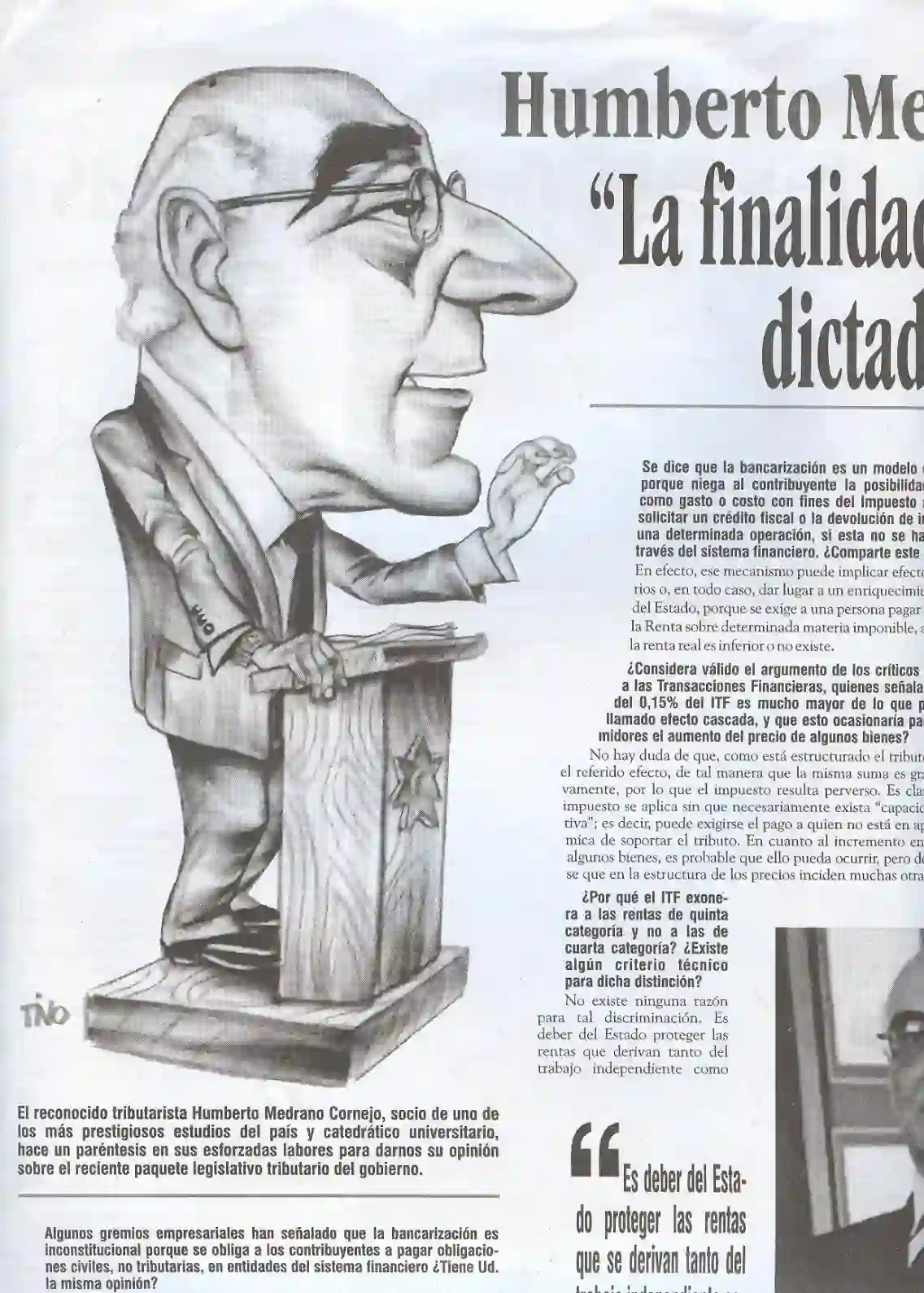 Caricatura en Medios - Caricatura de la categoría Prensa por TINOART